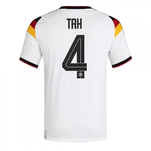 Saksa Jonathan Tah #4 Kotipaita MM-kisat 2026 Lyhythihainen